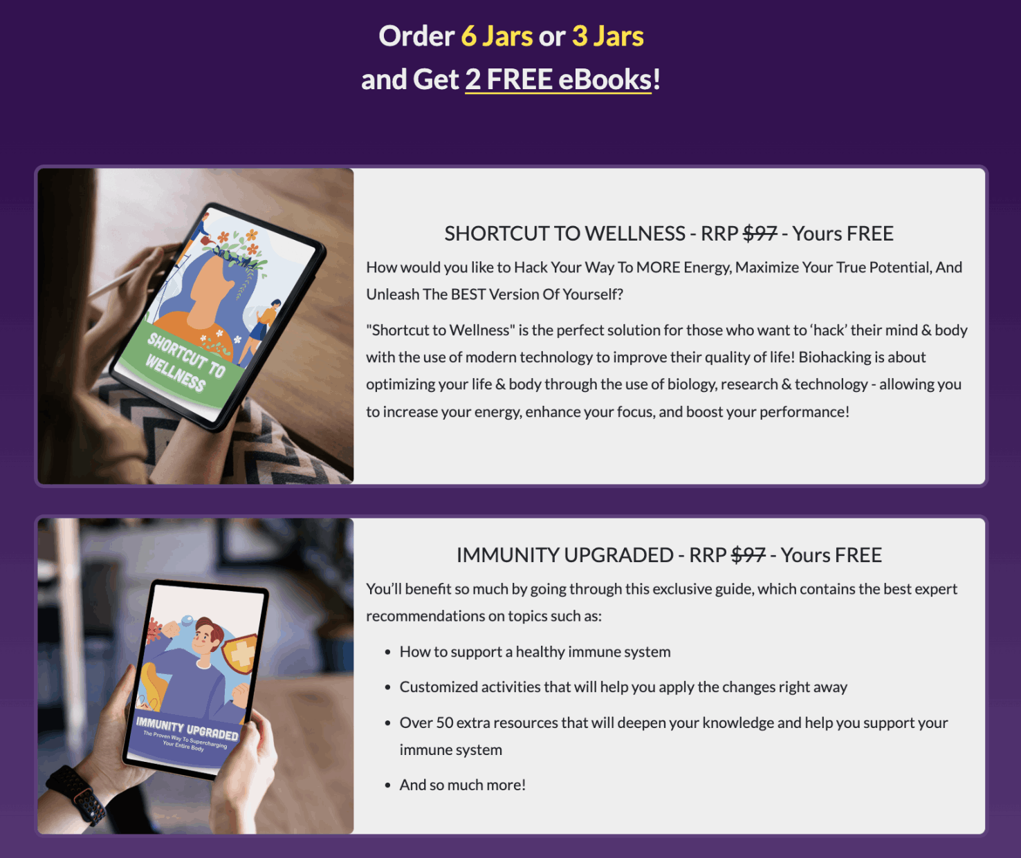 FREE Bonus Guide Shortcut to Wellness & Guide Immunity Upgraded